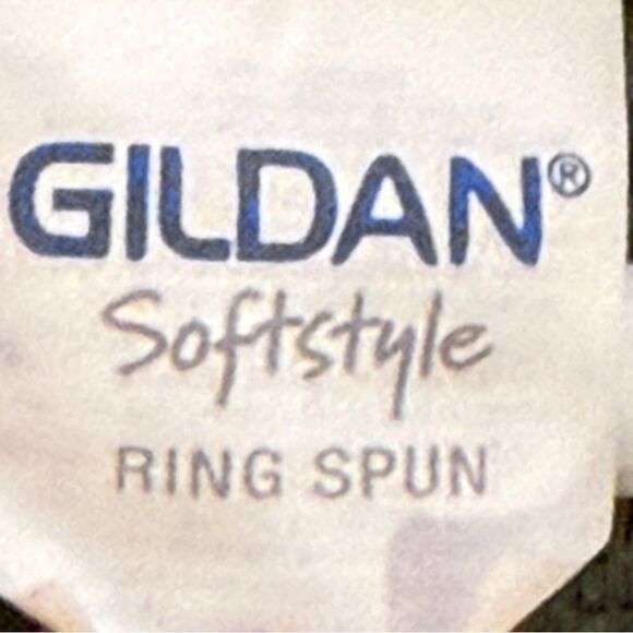 Gildan Softstyle Ring Spun John Lennon Short Sleeve T-Shirt Green Size Medium - Picture 5 of 10